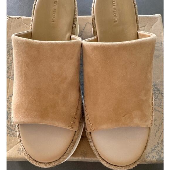 Free People Santorini Espadrille  Womens Size 9.5 New in Box soft leather - Picture 2 of 8